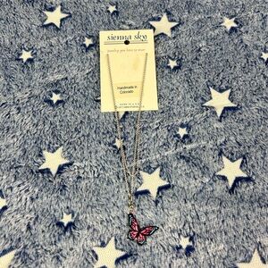 Brand New Sienna Sky butterfly necklace